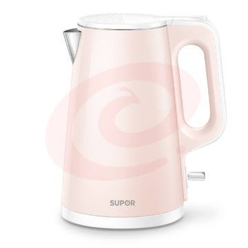 苏泊尔（SUPOR）电水壶SW-15S01A 家用全自动电水壶电热烧水壶1.5L不锈钢自动断电粉色
