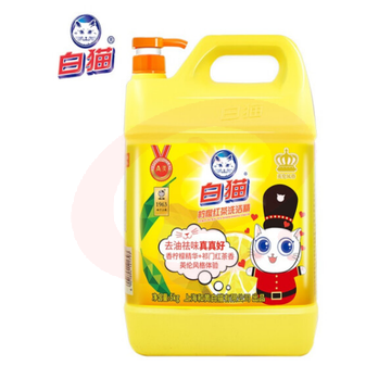 白猫 柠檬红茶洗洁精5kg（10斤）洗洁剂  *1桶 pcyg-230102111246