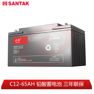 山特（SANTAK）C12-65AH 山特UPS电源电池免维护铅酸蓄电池 12V65AH SKU：YDKJ18618