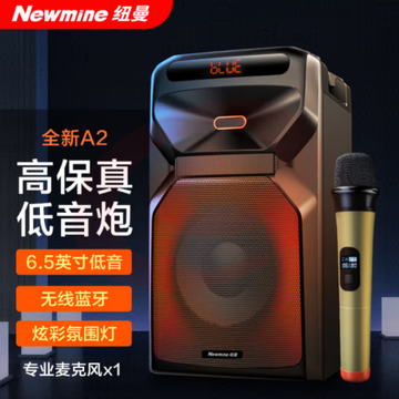 纽曼（Newmine）A2蓝牙音箱音响 低音炮大功率6.5英寸喇叭 带无线话筒pcyg-230728095334 SKU：YDKJ18685