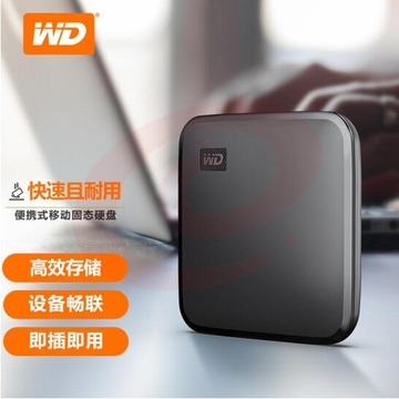 西部数据（WD）新元素seSSD移动硬盘固态 USB3.2接口type-c手机连接兼容MAC便携硬盘 480G（WDBAYN4800ABK-CESN  pcyg-230328141937