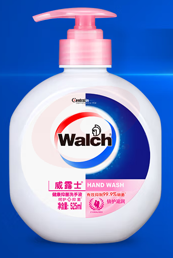威露士健康抑菌洗手液倍护滋润525ml*3 抑菌99.9% 泡沫细腻易冲洗（可当天配送发货）