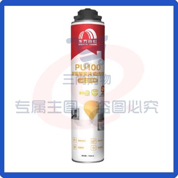 泡沫胶 PU100标准型聚氨酯泡沫填缝剂 发泡剂 750ml/900g门窗填缝剂（可当天配送发货）
