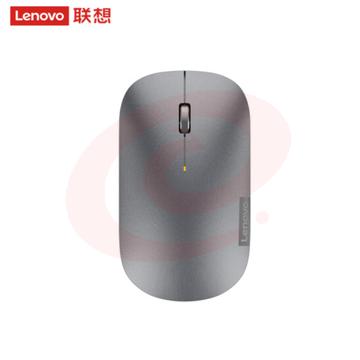 联想(Lenovo)无线鼠标轻音鼠标 Air Handle轻音无线鼠标 便携办公鼠标 风暴灰2022款（可当天配送发货）