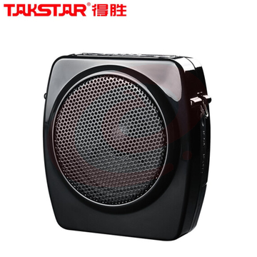 得胜(TAKSTAR)E6便携式大功率扩音器 教学专用导游教师耳麦喇叭扩音器 防尘防溅水 电量显示 黑色（可当天配送发货） SKU：YDKJ20068