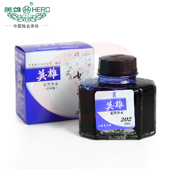 英雄 60ml 墨水 蓝黑色（单位：瓶）（可当天配送发货） SKU：YDKJ19807