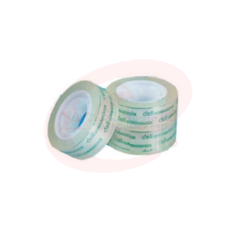 得力/deli 30011 透明胶带文具胶带 12mm*14Y（12卷/筒）10筒起售（可当天配送发货）