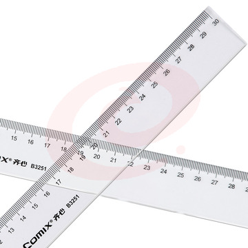 齐心 B3251 精准刻度直尺 30CM   XTGM02011452553936（可当天配送发货）