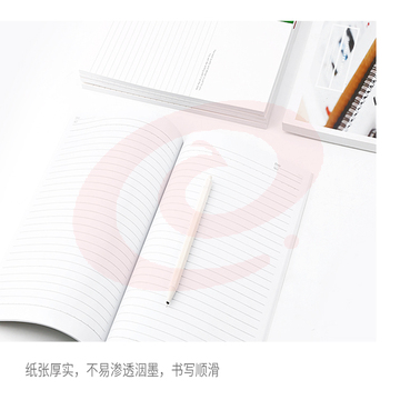 广博(GuangBo)5本装60张B5办公记事本子日记本软抄本颜色随机GBR0795-京东