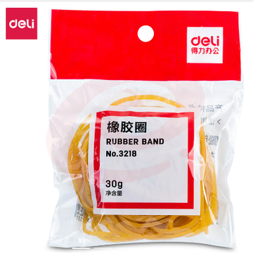 得力3218橡胶圈(30g/包)（可当天配送发货） SKU：YDKJ19943