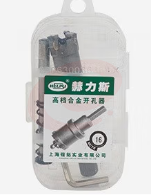 赫力斯 不锈钢硬质合金金属铁皮钢板铝合金开孔器钻头20-75mm 打孔扩孔器 20mm JC.10662514（可当天配送发货）