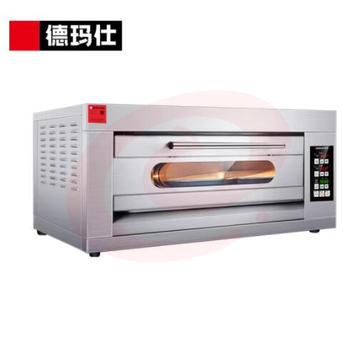 德玛仕（DEMASHI）大型烘焙烤箱商用披萨面包蛋糕月饼烘炉商用烤炉电烤箱一层两盘EB-J2D-Z