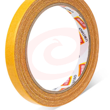 得力JL351双面布基胶带20mm*20m*280μm(棕色)(1卷/袋)