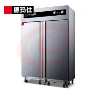 德玛仕 DEMASHI XDR910F-2A 消毒柜  双开门高温热风循环二星级 厨房不锈钢立式 推车款