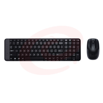 罗技（Logitech） MK220 键鼠套装 无线2.4G接收器 黑色