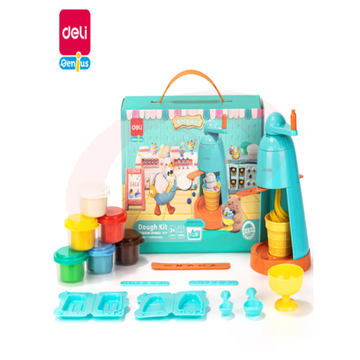 得力(deli)YC137彩泥冰淇淋机 彩泥橡皮泥超轻黏土粘土创意玩具手工DIY 含工具pcyg-230714172441