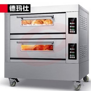 德玛仕 DEMASHI EB-J4D-Z 烤箱 大型烘焙商用 披萨面包蛋糕月饼烤箱 两层四盘 
