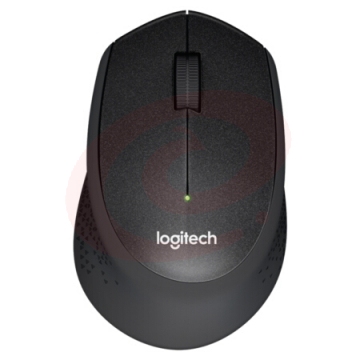 罗技（Logitech）M330 无线静音鼠标 舒适曲线 黑色 （M275升级版 ）