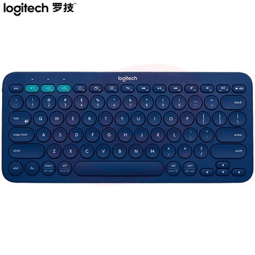 罗技（Logitech）K380 键盘 蓝牙键盘  蓝色 SKU：YDKJ20562