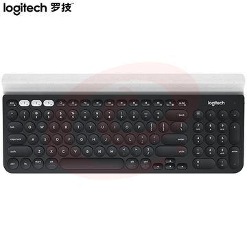 罗技（Logitech）K780 键盘 无线蓝牙键盘 优联 全尺寸 黑色