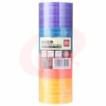 得力 30024 彩色文具胶带 12mmｘ30Yｘ38u (单位:筒) 01混色