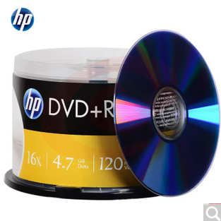 惠普(HP) DVD+R 光盘/刻录盘 空白光盘 16速4.7GB SKU：YDKJ21534