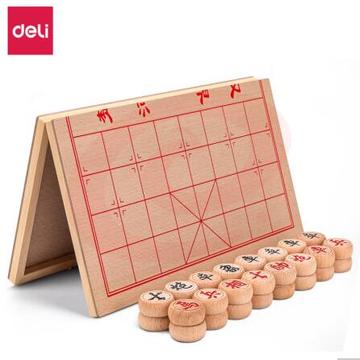 得力(deli)升级款50mm木连盘榉木中国象棋套装 6749   WLSZ02202117384112