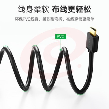 绿联 10108 HDMI高清线 3米 黑色(计价单位：根)