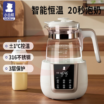 小白熊恒温水壶1.2L SKU：YDKJ21307