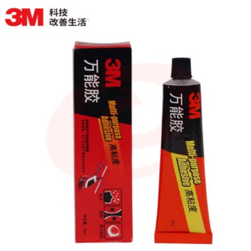 3M 万能胶 胶水 适用于模型/皮革/织物/木材/陶瓷/橡胶高粘度 AD630 30ml/支