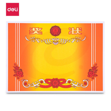 得力(deli) A4奖状纸  中小学生表扬表彰奖状  加厚双胶纸TJRRSFYJD202302191524457