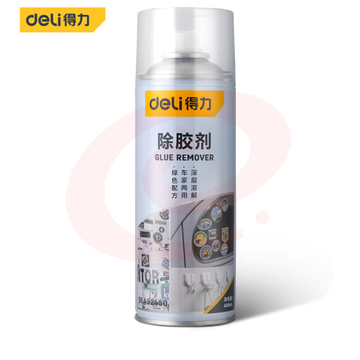 得力DL492450 除胶剂车家两用汽车摩托车地板玻璃粘胶去除剂不干胶清洗剂柏油沥青清洁剂RoHs认证(5个起售，偏远区域下单请电话咨询)