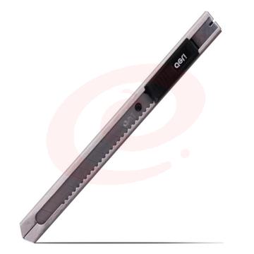 得力(deli)金属小号美工刀 自动锁裁纸刀小刀 办公用品 2058 c55