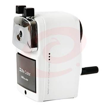 得力 0620 金属外壳削笔器 蓝色