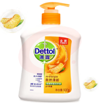 洗手液 滴露500g自然清新洗手液