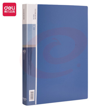 得力 5004 经济型资料册 A4/40页 10本/箱(单位 个) SKU：YDKJ22539