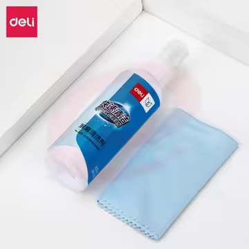得力 31201 笔记本电脑屏幕清洁剂套装 （100ml+擦布套装）(单位 套)