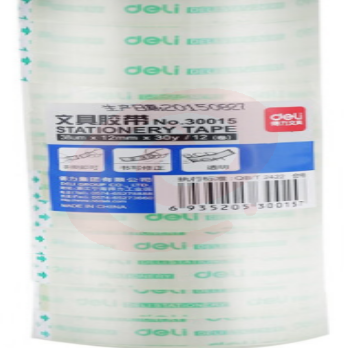 得力（deli）30015文具胶带12mm*30y*38um(12卷/筒)