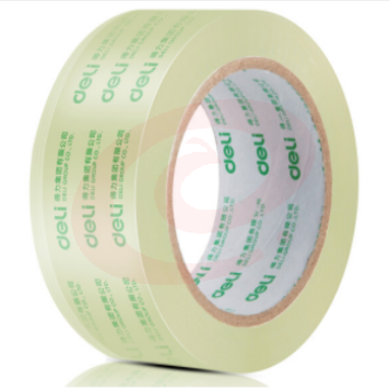 得力 30201 封箱胶带48mm*40y宽胶带 透明胶袋 6卷/筒