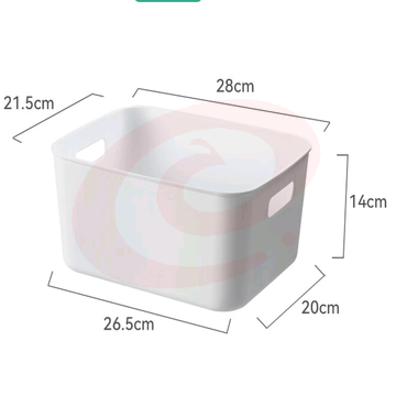 巨联 28*20*9.5cm 桌面收纳盒 中号+盖子(单位 个)