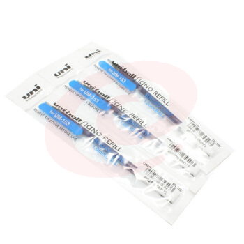 三菱 UMR-10 中性笔芯  1.0mm 12支/盒(黑色)(单位 支)