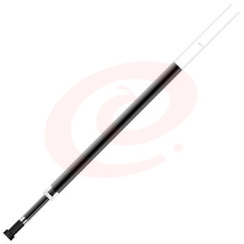 得力 6906 0.5mm 子弹头中性按动笔芯 黑色 20支/盒(单位 支)
