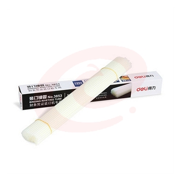 得力 3853 装订铆管  5.2mm*500mm 100支/盒(单位 盒)