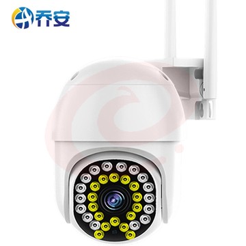 乔安高清摄像头监控室外防水监控器家用摄像机360度全景户外4g旋转云台无线球机网络wifi手机远程 【WIFI旗舰版】500W像素+断电续航+128G 标配