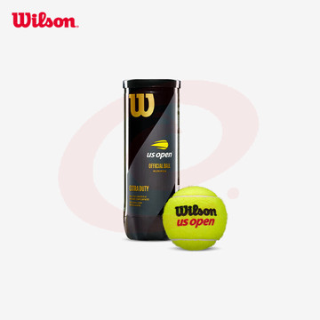 Wilson威尔胜美网比赛训练网球塑罐3粒WRT106200 SKU：YDKJ25789