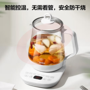 美的(Midea)养生壶 1.5L 大容量烧水壶