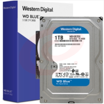 西部数据(WD)蓝盘 1TB SATA6Gb/s 7200转64MB 台式机械硬盘 SKU：YDKJ27291