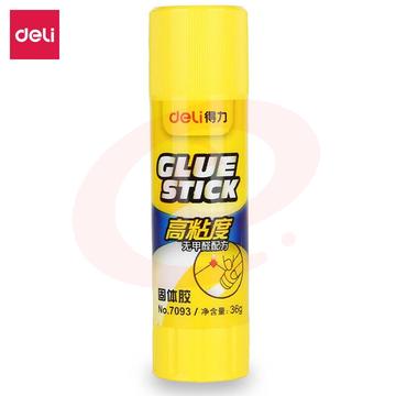 得力(deli)36g高粘度PVP固体胶水 无甲醛快干耐用胶棒 单支装 办公用品 7093