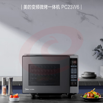 美的(Midea)变频微波炉PC23W6微烤一体900W 23L一级能效一键断电轻音 SKU：YDKJ28210