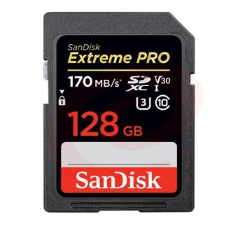 闪迪(SanDisk)128GB SD存储卡 SDSDXXY-128G-ZN4IN 至尊超极速版 SKU：YDKJ28622